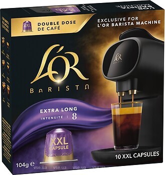 Фото L`or Barista Extra Long 8 XXL в капсулах 10 шт