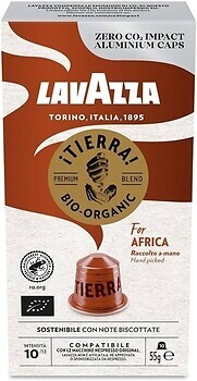 Фото Lavazza Nespresso Tierra for Africa в капсулах 10 шт