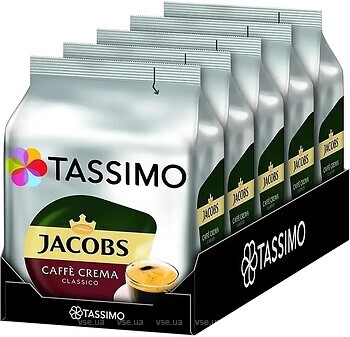 Фото Jacobs Tassimo Caffe Crema Classico в капсулах 80 шт