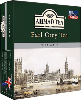 Фото Ahmad Tea Чай черный пакетированный Эрл Грей (картонная коробка) 100x2 г
