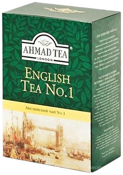 Фото Ahmad Tea Чай чорний середньолистовий Англійський №1 (картонна коробка) 100 г