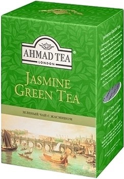 Фото Ahmad Tea Чай зелений середньолистовий з жасмином (картонна коробка) 75 г