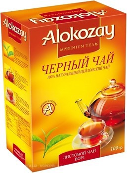 Фото Alokozay Чай черный крупнолистовой BOP1 (картонная коробка) 100 г