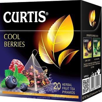 Фото Curtis Чай каркаде пакетований Cool Berries (картонна коробка) 20x1.7 г