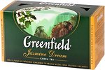Фото Greenfield Чай зелений пакетований Jasmine Dream (картонна коробка) 25x2 г