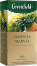 Фото Greenfield Чай зелений пакетований Tropical Marvel (картонна коробка) 25x2 г