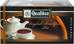 Фото Qualitea Чай чорний пакетований English Breakfast (картонна коробка) 25x2 г