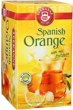 Фото Teekanne Чай фруктовий пакетований Іспанський апельсин (картонна коробка) 20x2.2 г