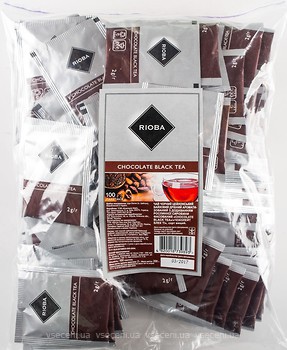 Фото Rioba Чай чорний пакетований Chocolate (поліетиленовий пакет) 100x2 г