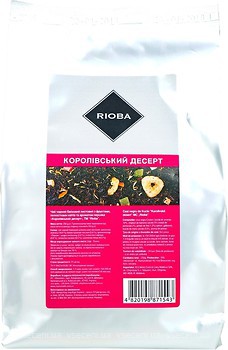 Фото Rioba Чай чорний крупнолистовий Королівський десерт (фольгований пакет) 250 г