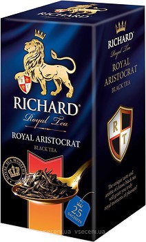 Фото Richard Чай черный пакетированный Royal Aristocrat (картонная коробка) 25x2 г