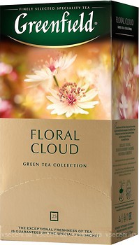 Фото Greenfield Чай улун пакетированный Floral Cloud (картонная коробка) 25x1.5 г