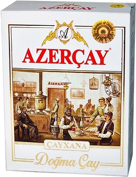 Фото Azercay Чай черный среднелистовой Чайхана (картонная коробка) 100 г
