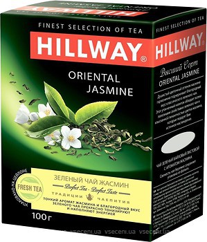 Фото Hillway Чай зеленый байховый Oriental Jasmine (картонная коробка) 100 г