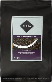 Фото Rioba Чай чорний крупнолистовий English Breakfast (фольгований пакет) 250 г