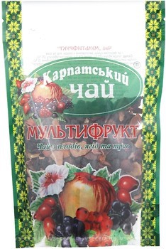 Фото Карпатський чай Чай фруктовий розсипний Мультифрукт (поліетиленовий пакет) 100 г