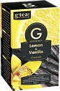 Фото G'tea! Чай зелений пакетований Лимон і ваніль (картонна коробка) 20x1.75 г