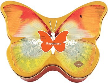 Фото Chelton Чай черный крупнолистовой Бабочки Счастье (жестяная коробка) 100 г