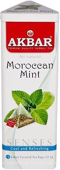 Фото Akbar Чай травяной пакетированный Moroccan Mint (жестяная банка) 15x1.5 г