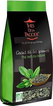 Фото Thes de la Pagode Чай зелений крупнолистовий Cru Natural (картонна коробка) 100 г