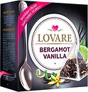 Фото Lovare Чай черный пакетированный Бергамот-ваниль (картонная коробка) 15x2 г