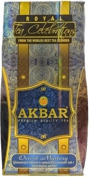 Фото Akbar Купаж чорного і зеленого чаю крупнолистовий Orient Mystery (картонна коробка) 100 г