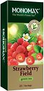 Фото Мономах Чай зелений пакетований Strawberry Field (картонна коробка) 25x1.5 г