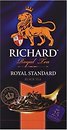 Фото Richard Чай чорний пакетований Royal Standard (картонна коробка) 25x2 г