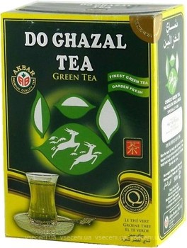 Фото Akbar Чай зелений крупнолистовий Do Ghazal Tea (картонна коробка) 500 г