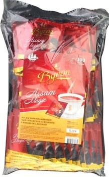 Фото Lord Byron Чай чорний пакетований Assam (поліетиленовий пакет) 100x2 г