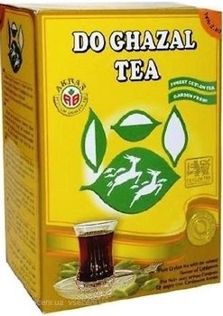 Фото Akbar Чай чорний крупнолистовий Do Ghazal Tea з кардамоном (картонна коробка) 500 г