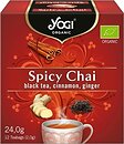 Фото Yogi Tea Чай черный пакетированный Spicy Chai (картонная коробка) 12x2 г