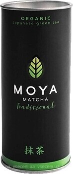 Фото Moya Чай зелений байховий Matcha Traditional (картонний тубус) 30 г