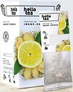 Фото Hello tea Чай трав'яний пакетований Імбир Лимон (картонна коробка) 20x2.5 г