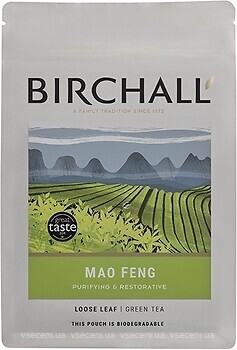 Фото Birchall Чай зелений середньолистовий Mao Feng 125 г