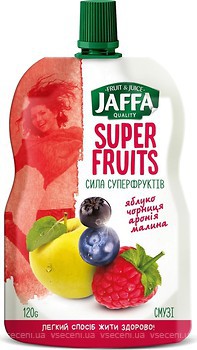 Фото Jaffa смузи Super Fruits Яблоко-черника-арония-малина 120 мл