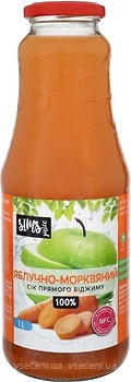 Фото Sims Juice сік Яблучно-морквяний 1 л