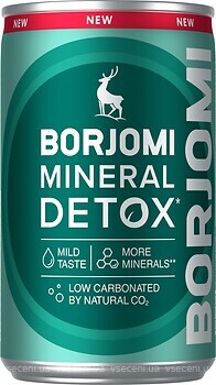 Фото Borjomi Detox слабогазированная ж/б 0.15 л