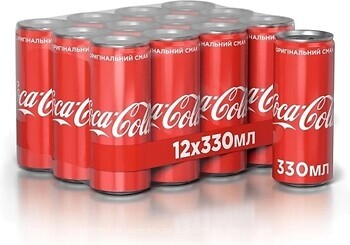 Фото Coca-Cola Оригинальный вкус 12x0.33 л