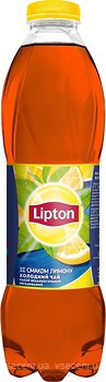 Фото Lipton чай чорний Ice tea Лимон 1 л