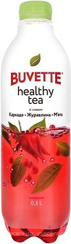 Фото Buvette чай фруктовий Healthy tea Каркаде-журавлина-м'ята 0.5 л