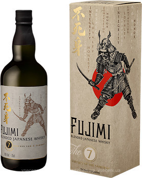 Фото Fujimi Blended Japanese Whisky 0.7 л в подарочной коробке