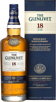 Фото Glenlivet 18 YO 0.7 л в подарунковій коробці