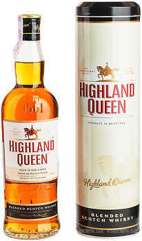 Фото Highland Queen Blended Scotch Whisky 0.7 л в тубі