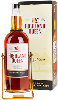 Фото Highland Queen Blended Scotch Whisky 4.5 л в подарунковій коробці