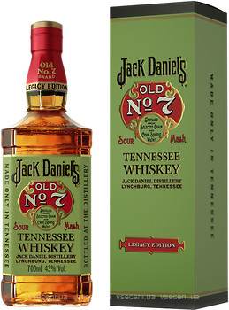 Фото Jack Daniel's Old №7 Legacy Edition 0.7 л в подарунковій коробці