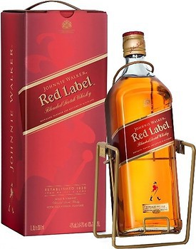 Фото Johnnie Walker Red Label 3 л в подарунковій коробці