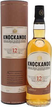 Фото Knockando Single Malt Scotch Whisky 12 YO 0.7 л в тубі