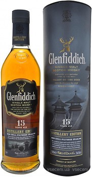 Фото Glenfiddich Distillery Edition 15 YO 0.7 л в тубі