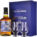Фото Edradour Caledonia Selection Malt 12 YO 0.7 л в подарунковій коробці з 2 склянками